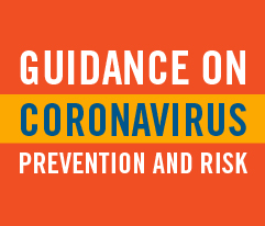 Coronavirus sticky post on website.