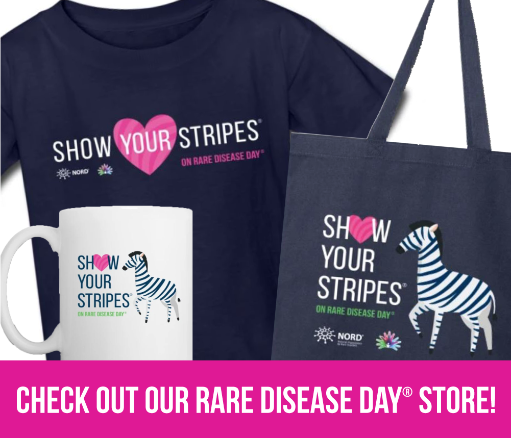 Rare Disease Day 2021 store promotion.