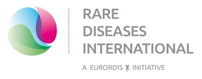 Rare disease international conference attendees networking.