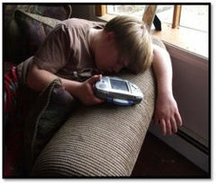 person sleeping peacefully in bed