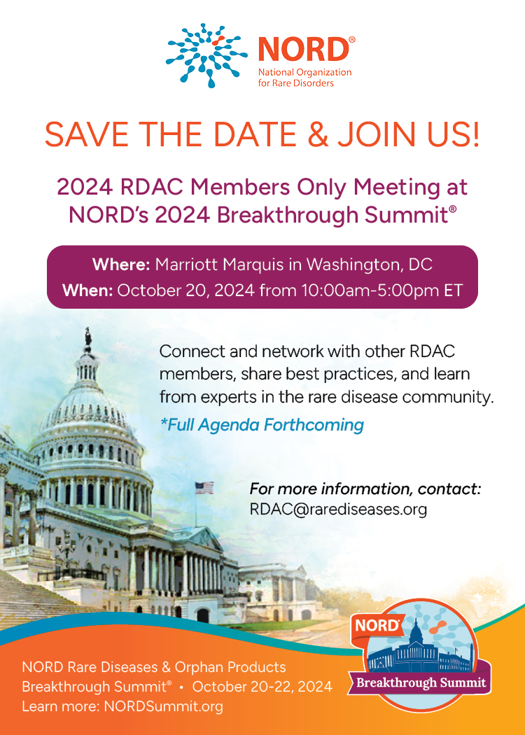 Nord summit rdac meeting save date.