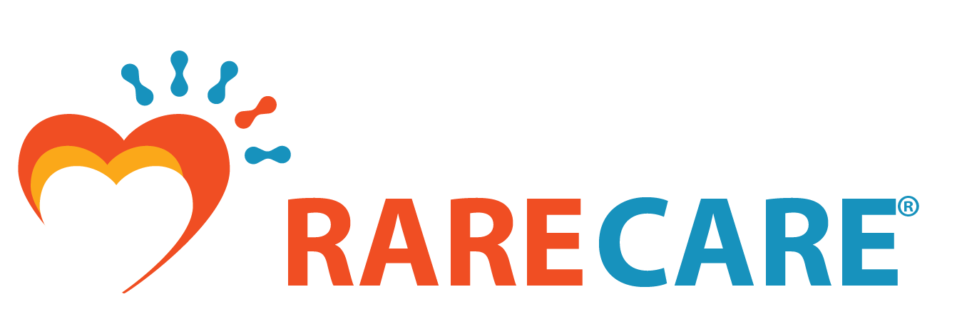 RareCare logo in two lines.