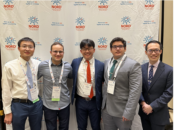 Undiagnosed: Medical Students Work to Change Rare Disease Curriculum 2 Students for Rare from Perelman School of Medicine at the University of Pennsylvania and Georgetown School of Medicine who attended NORD's Breakthrough Summit to share how they are integrating rare disease training into curriculum and connect with others in the rare disease community. From L-R: William Gao, Yehuda Elkaim, Robin Yoon, Rolando Barajas, Eric Wan