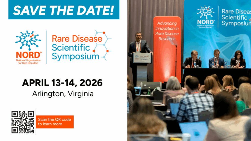 Save the Date for the next NORD Scientific Symposium, April 13-14, 2026 in Arlington, Virginia. Learn more at NORD science.org