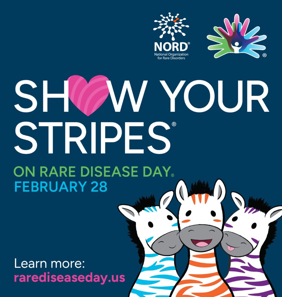 Show Your Stripes on Rare Disease Day, February 28